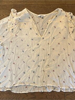 Madewell Embroidered Gazebo Top